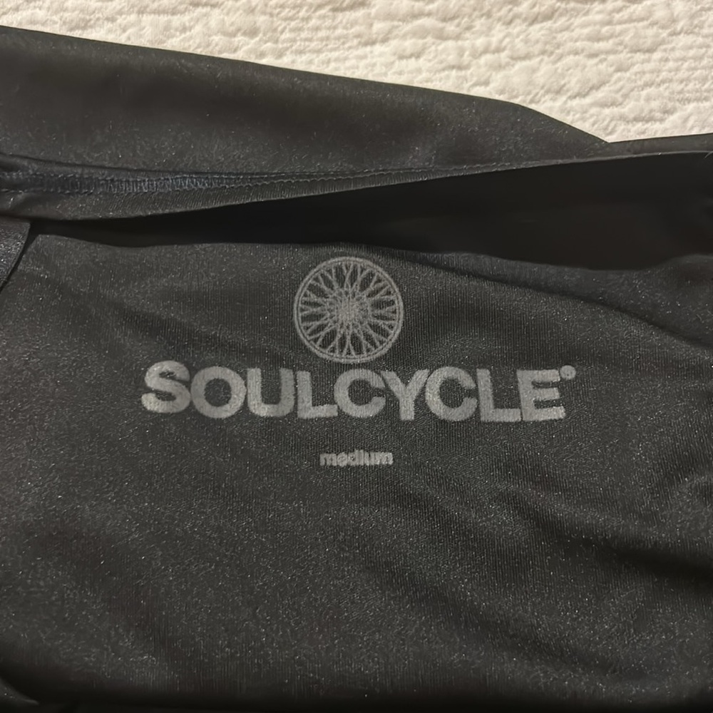 Soulcycle Black Thick Strappy Back Tank Athletic. New. Size Medium - Picture 3 of 4